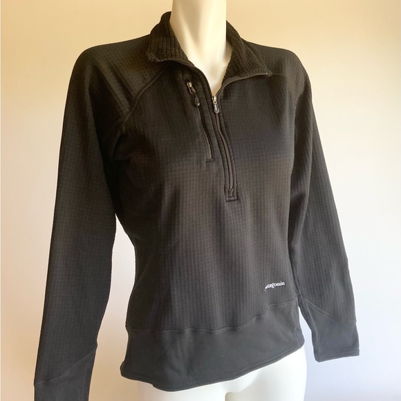 Patagonia Black Polyester 1/3 Zip Jacket size S - Picture 6 of 14